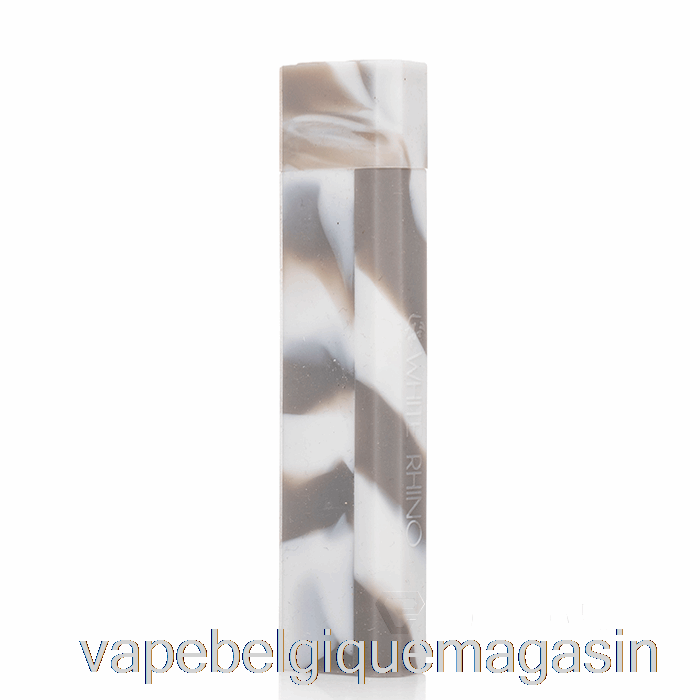 Vape Shop Bruxelles Silicone Rhinocéros Blanc Dab Out [quartz] Gris Blanc (lueur Uv)
